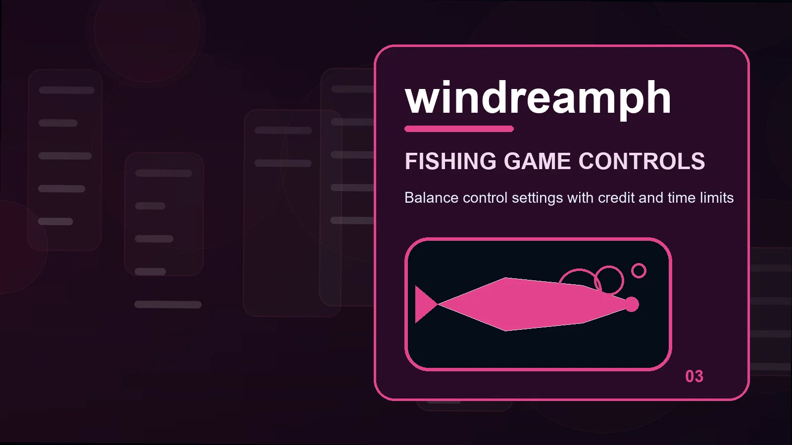 windreamph fishing games illustration for a practical check for connection recovery