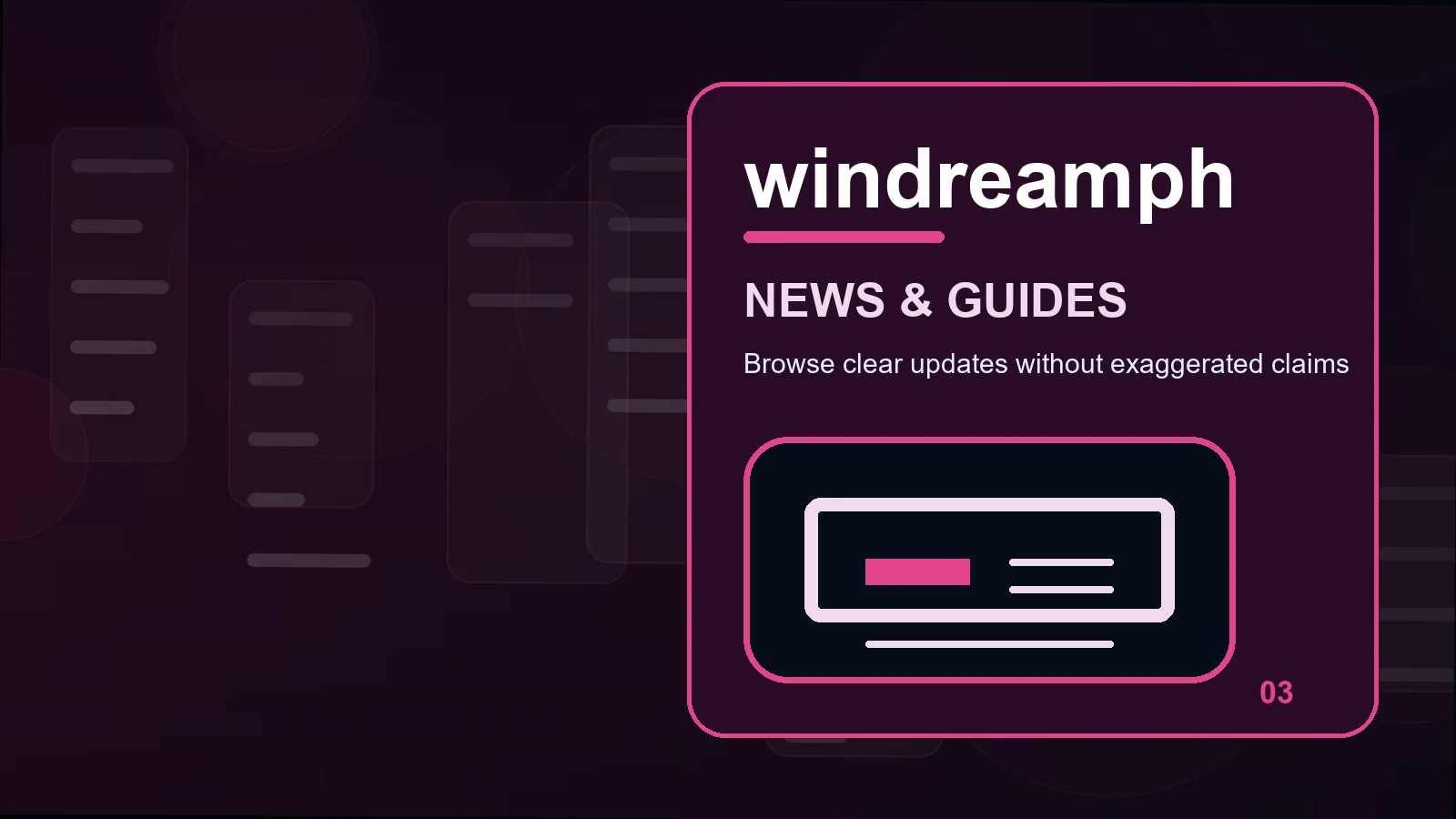 windreamph editorial illustration 3 for windreamph: read game information without chasing outcomes