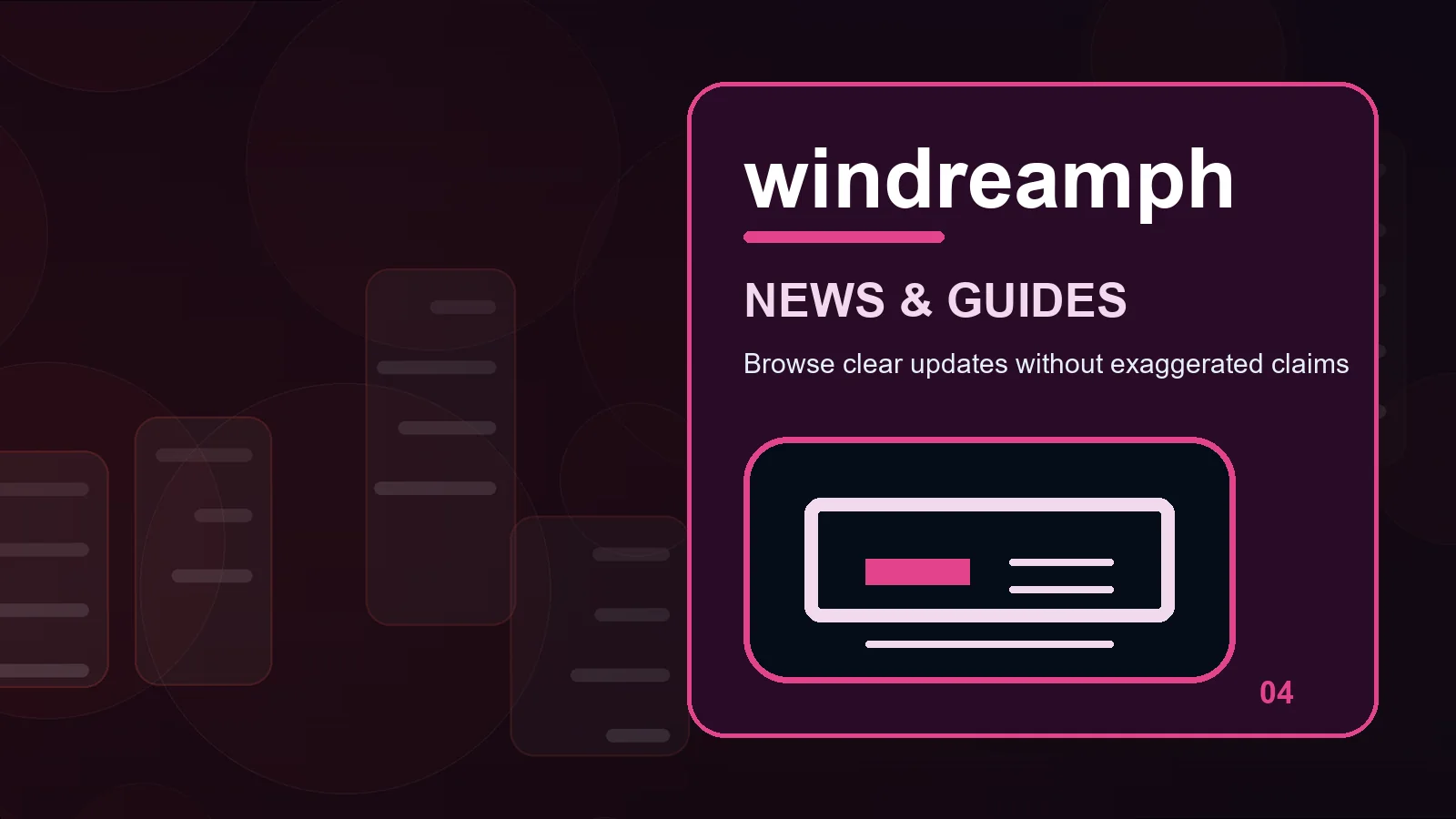 windreamph editorial illustration 4 for windreamph: read game information without chasing outcomes