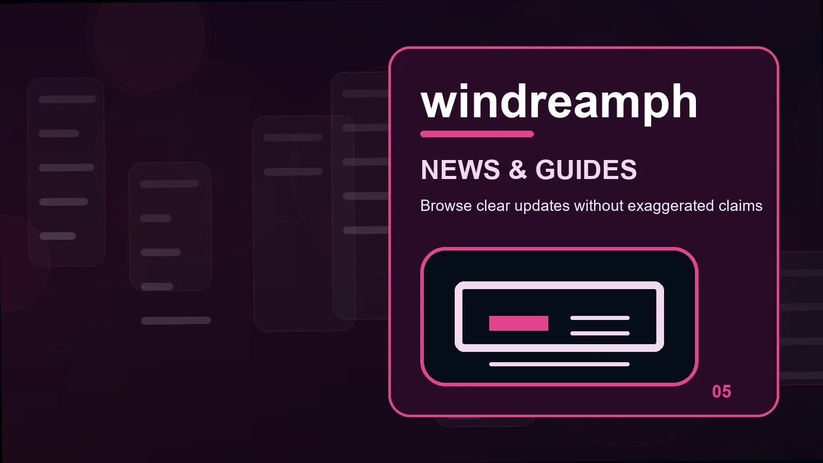 windreamph news illustration for read security notices before moving forward