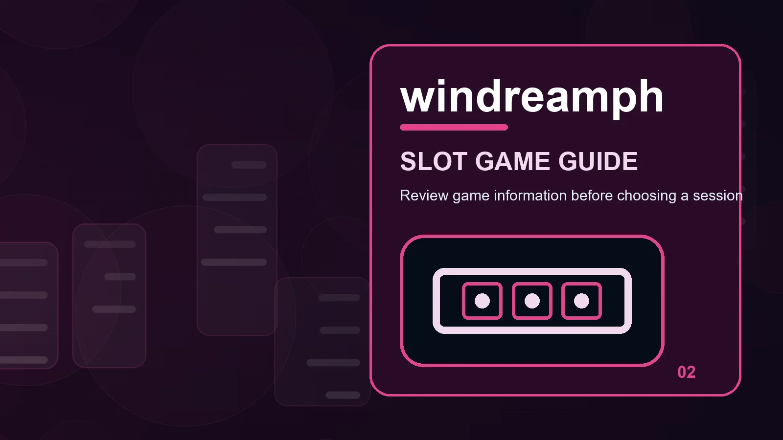 windreamph slots illustration for read feature triggers before moving forward